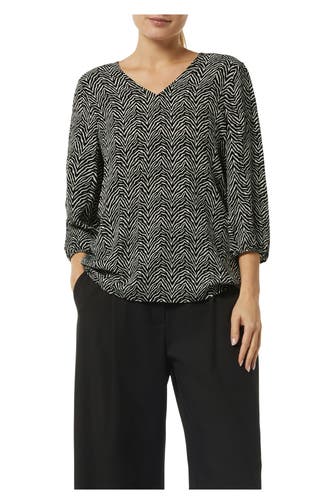 COMMA, Blusenshirt gemustert