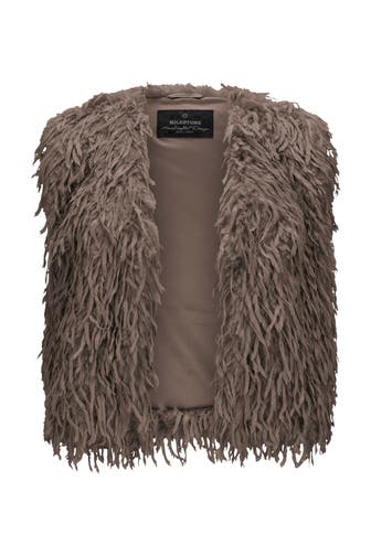 MILESTONE Weste 'Michelle' taupe