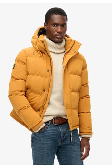 SUPERDRY Steppjacke curry