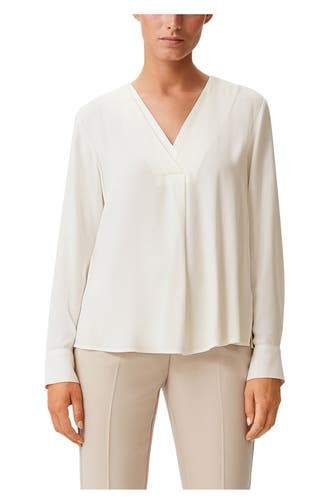 COMMA, Blusenshirt weiß