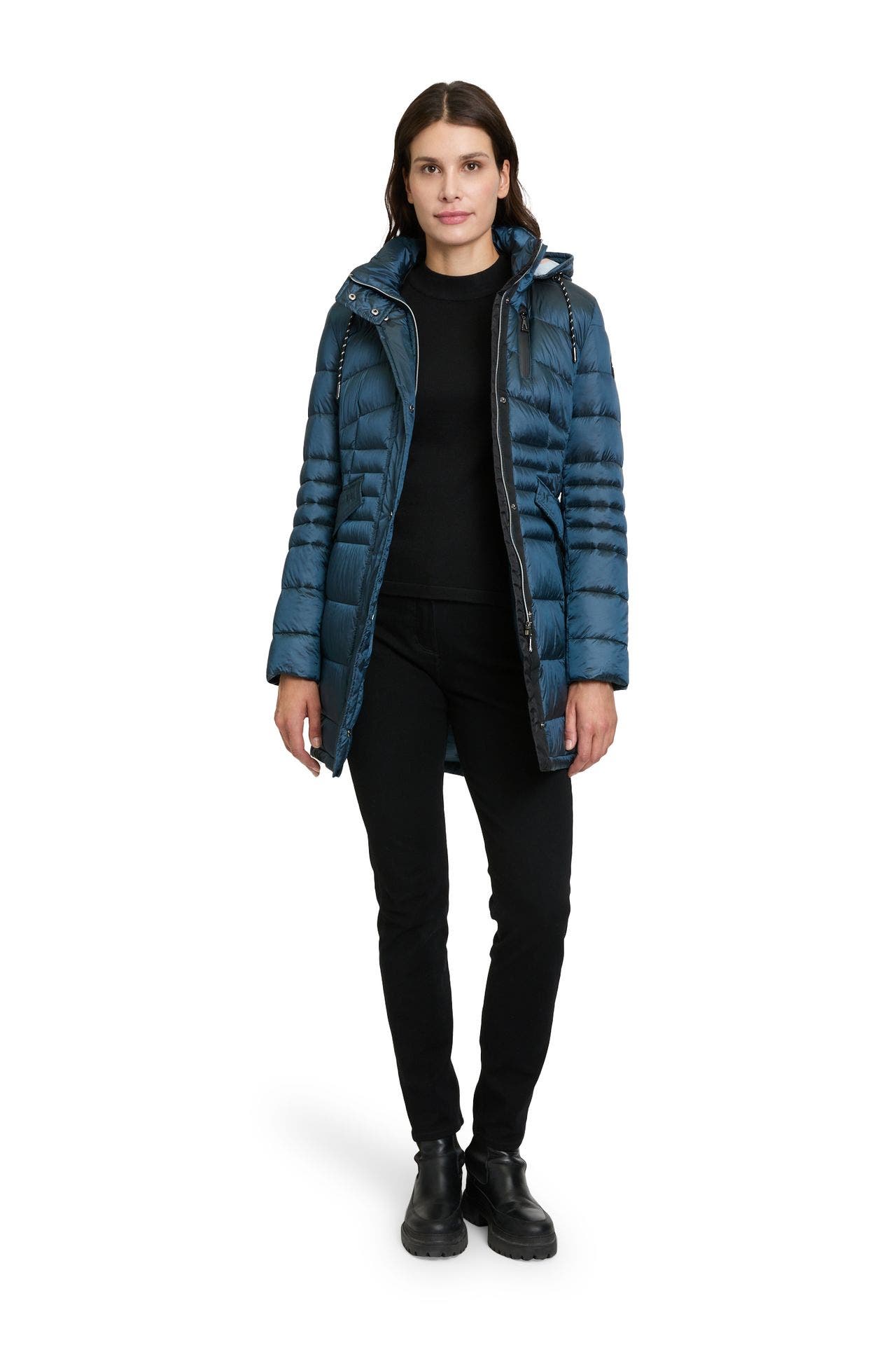 GIL BRET Steppjacke navy glänzend, Bild 1
