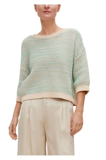 COMMA, Strickpullover mehrfarbig