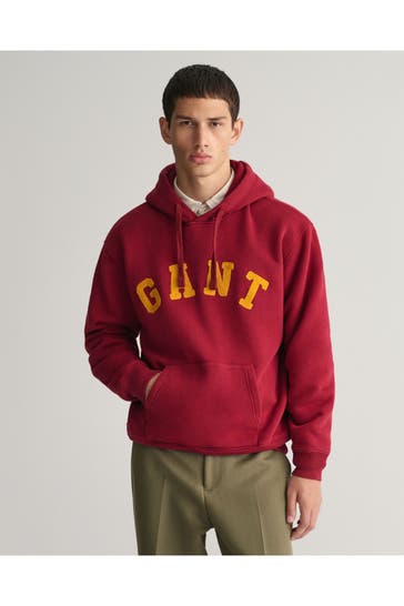 GANT Hoodie dunkelrot