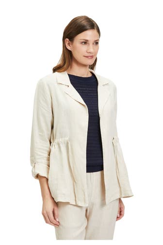 CARTOON Leinenjacke creme