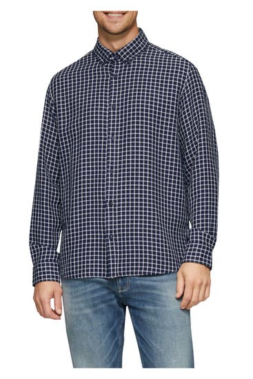 S.OLIVER - Overshirt kariert Regular Fit