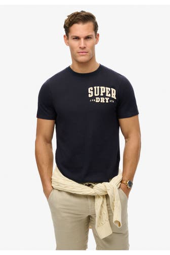 SUPERDRY T-Shirt 'Vintage Athletic' navy