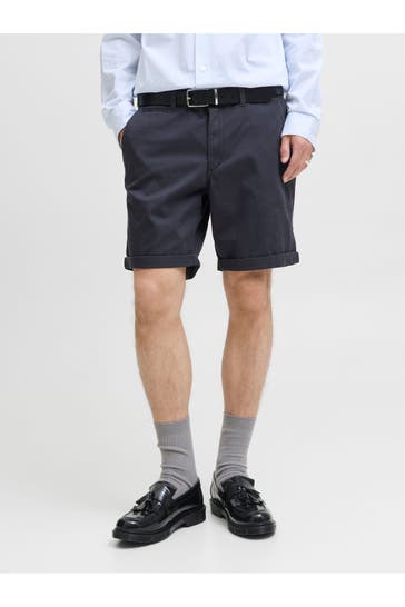 JACK & JONES Jeansshorts dunkelblau