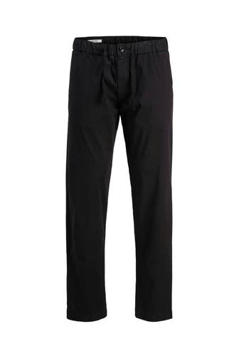 JACK & JONES Stoffhose schwarz