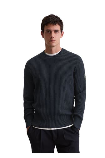 MARC O'POLO Strickpullover nachtblau