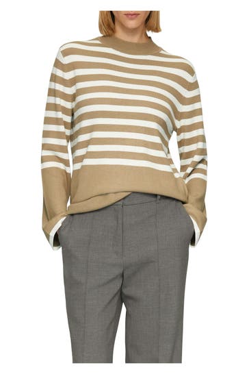 S.OLIVER BLACK LABEL Strickpullover gestreift