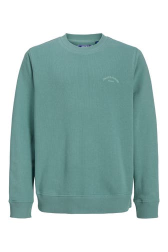 JACK & JONES Sweatshirt azurblau