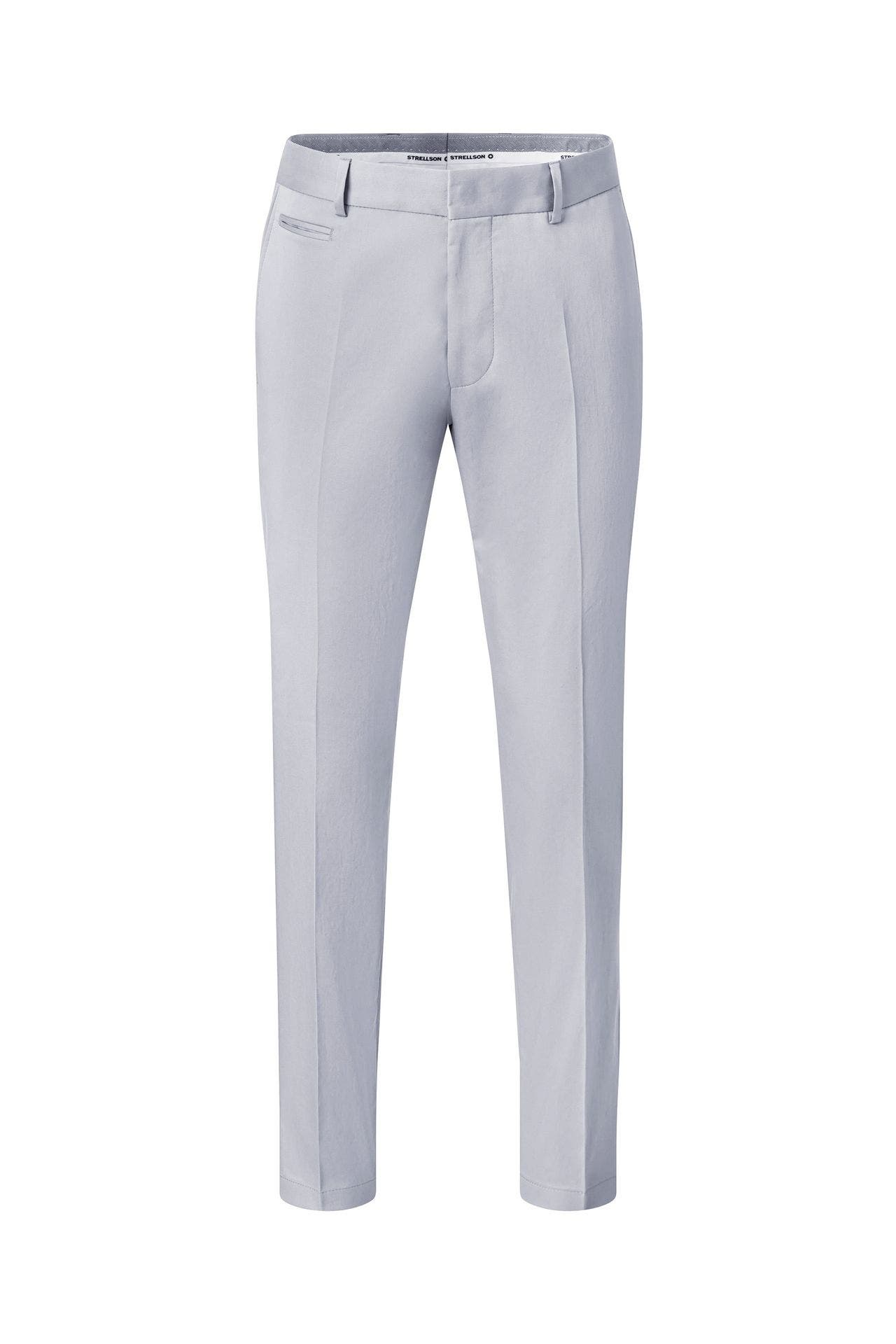 STRELLSON Stoffhose Bügelfaltenhose Kyle, grau grau Slim, Bild 1