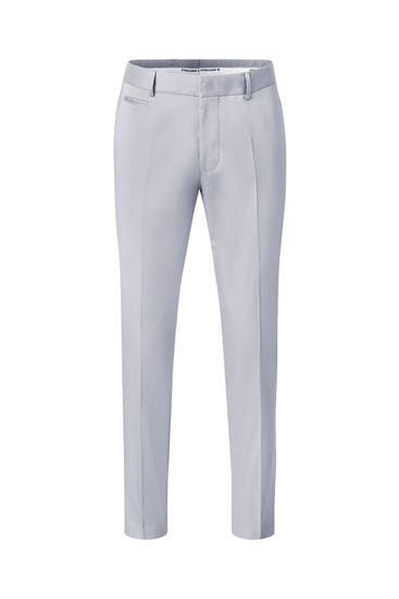 STRELLSON - Stoffhose Bügelfaltenhose Kyle, grau grau Slim