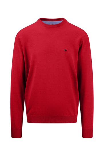FYNCH-HATTON Strickpullover rot