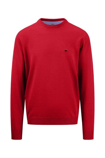 FYNCH-HATTON Strickpullover rot