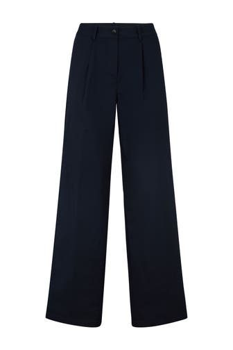 JOOP! Stoffhose Bundfaltenhose in Navy navy Marlene