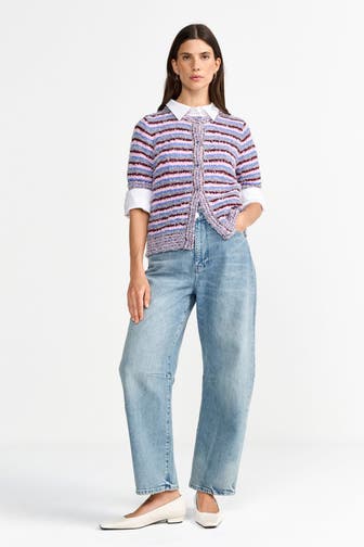 RICH & ROYAL Strickshirt gestreift