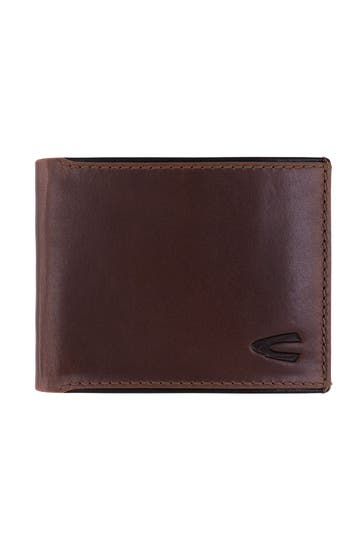 CAMEL ACTIVE Ledergeldbörse dunkelbraun