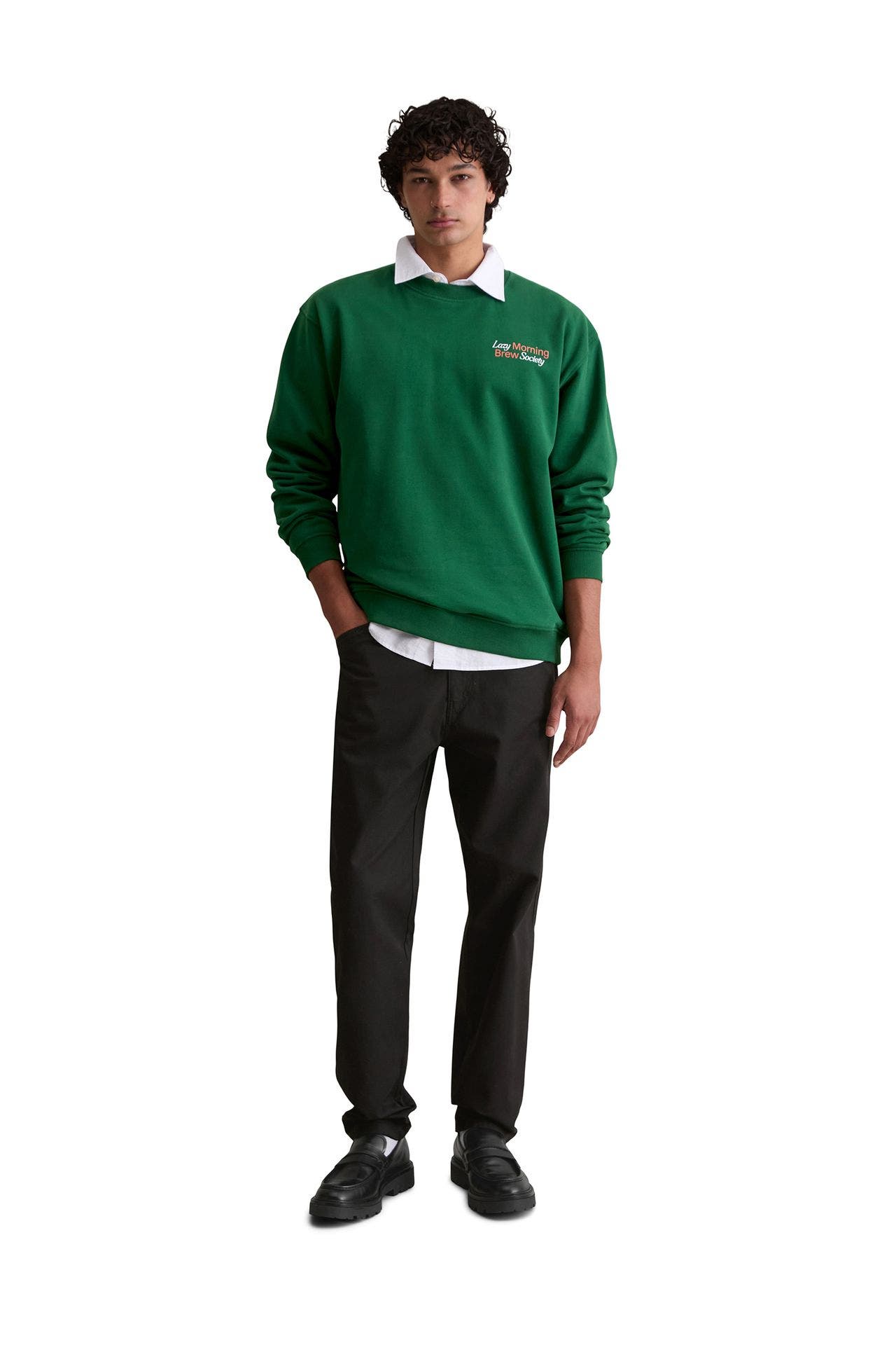 MARC O'POLO DENIM Sweatshirt dunkelgrün, Bild 1