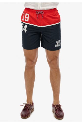 SUPERDRY Badeshorts mehrfarbig