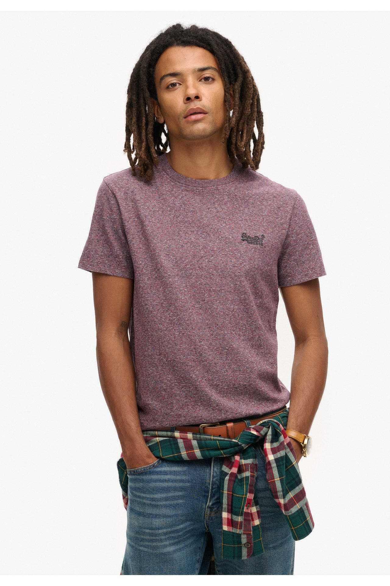 SUPERDRY T-Shirt 'Essential Logo' meliert, Bild 1