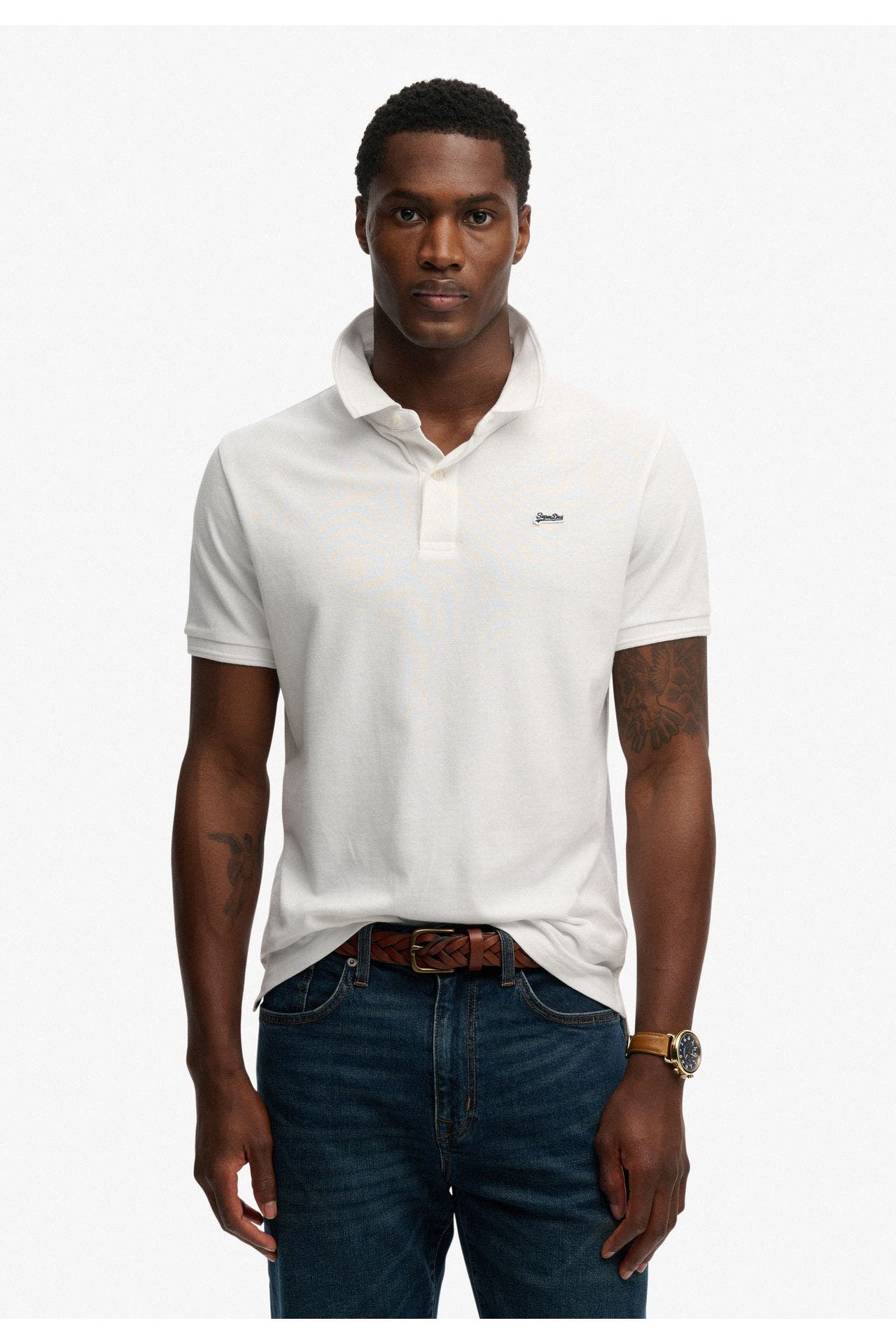 SUPERDRY Polo-Shirt weiß, Bild 1