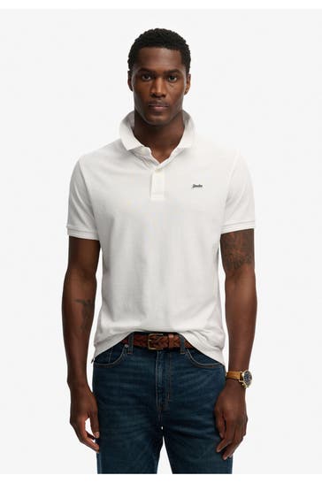 SUPERDRY Polo-Shirt weiß