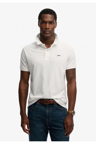 SUPERDRY Polo-Shirt weiß