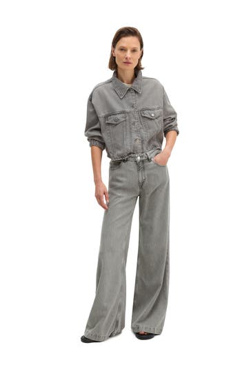 MARC O'POLO Jeans grau wide