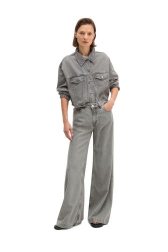 MARC O'POLO Jeans grau wide