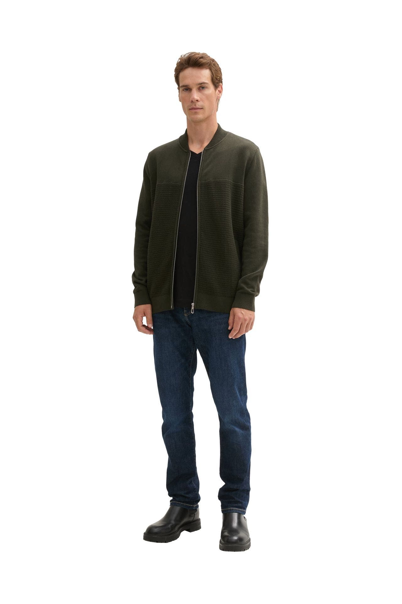 TOM TAILOR Strickjacke oliv, Bild 1