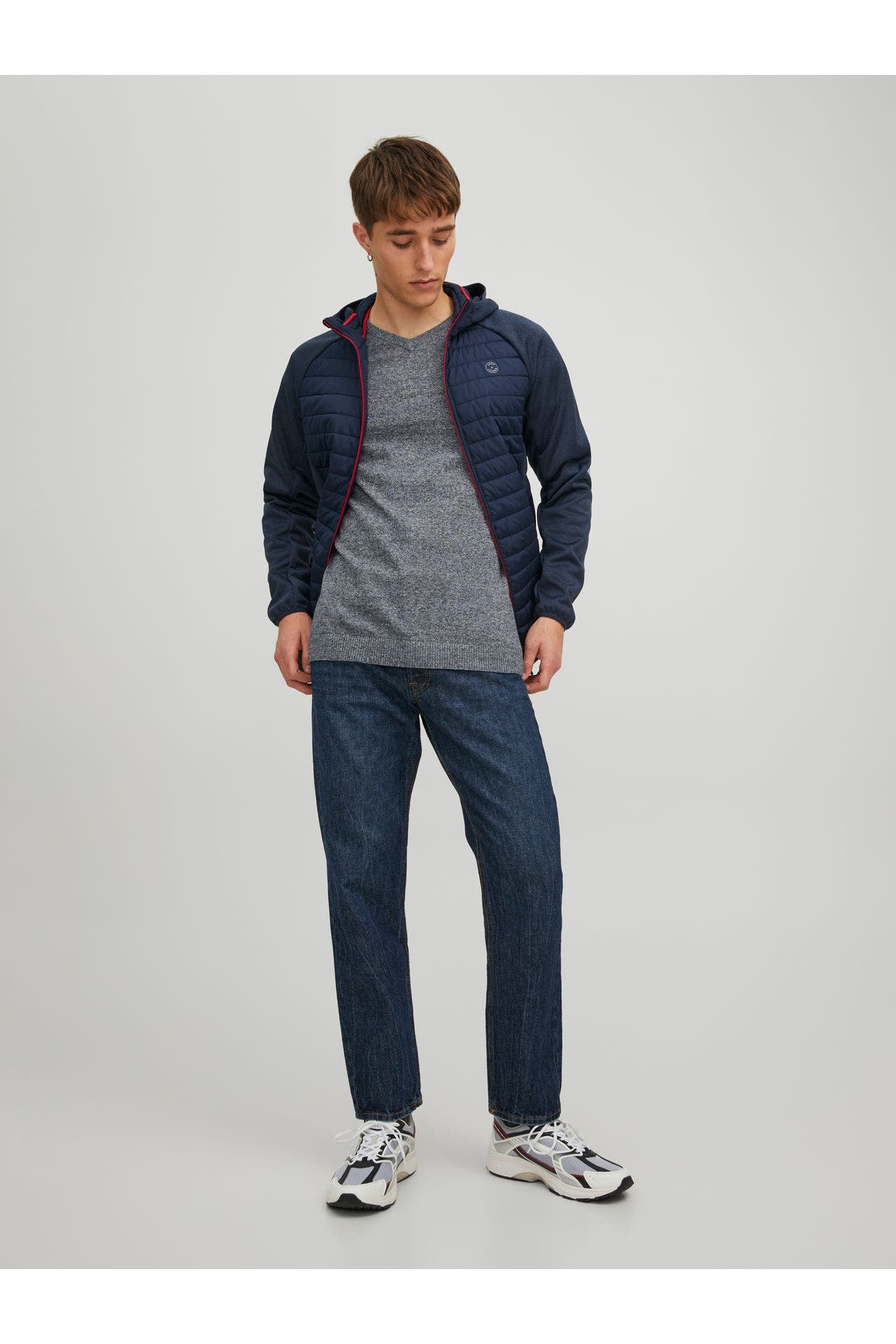 JACK & JONES Strickpullover navy, Bild 1