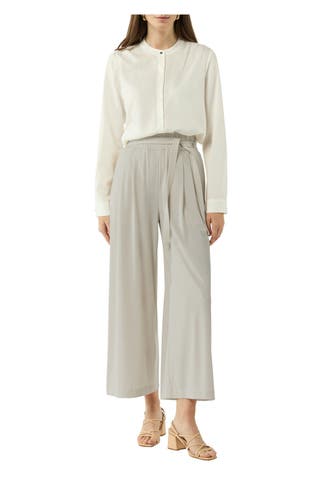 COMMA, Stoffhose greige