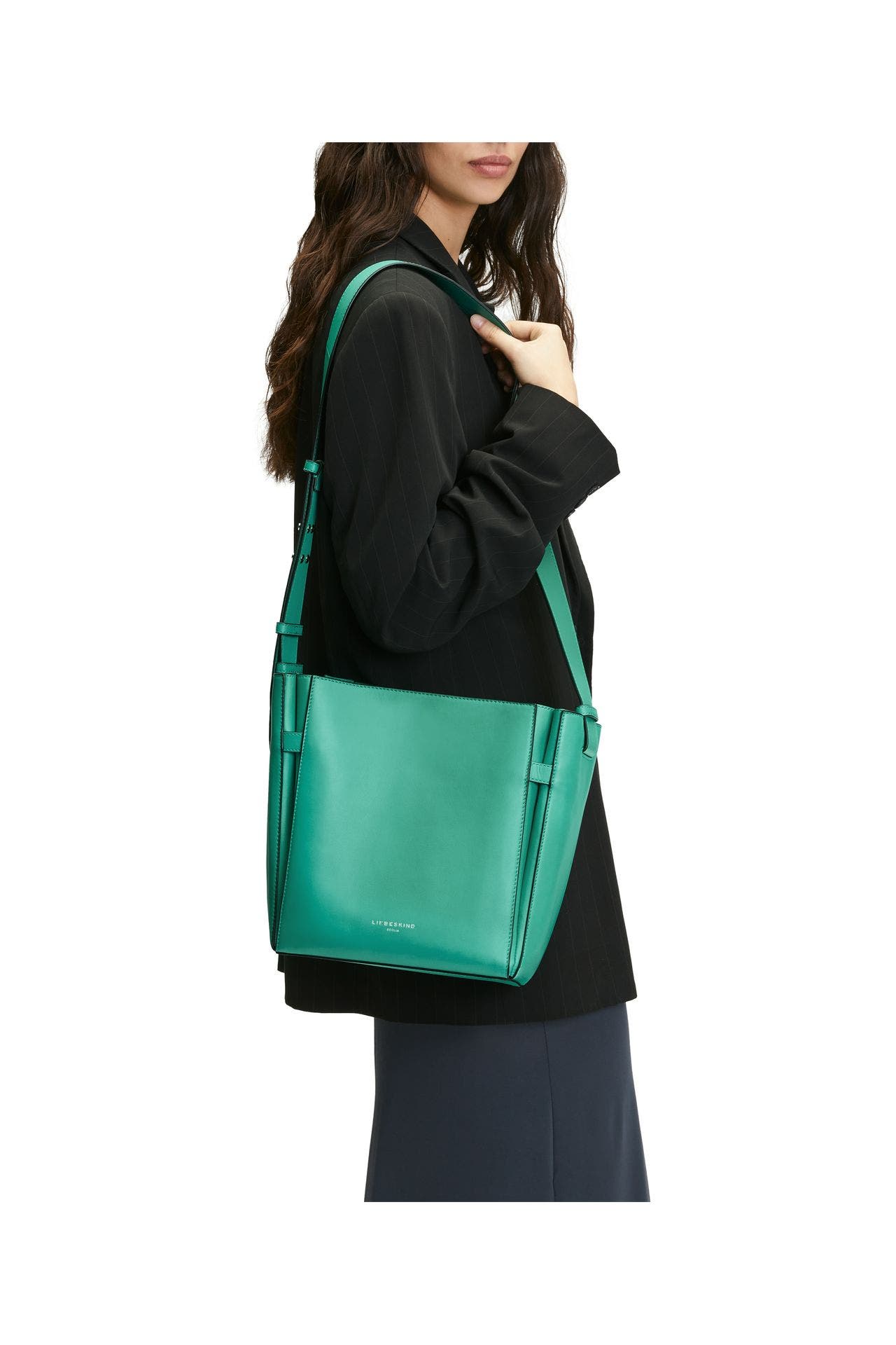 LIEBESKIND BERLIN Schultertasche 'Hilla M' smaragdgrün, Bild 1