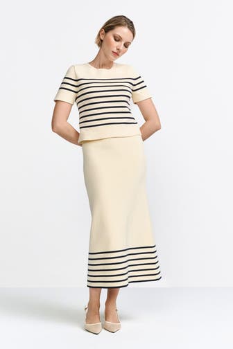 RICH & ROYAL Midirock gestreift