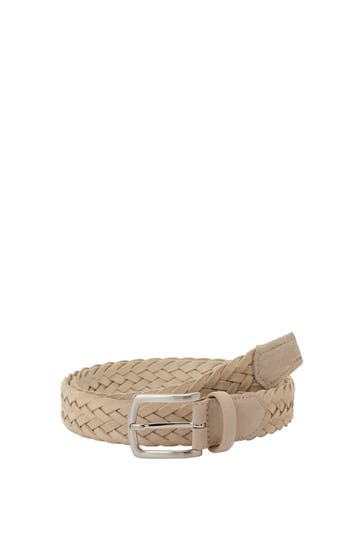 LLOYD BELTS Leder-Gürtel beige