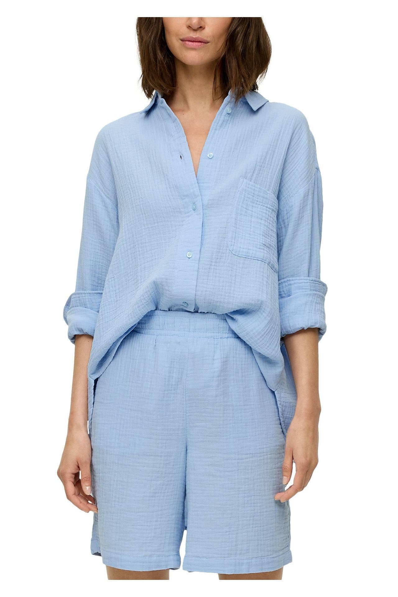 S.OLIVER Casual-Bluse taubenblau, Bild 1