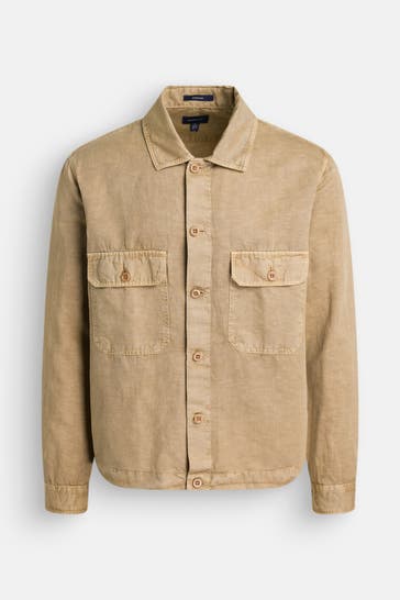 GANT Overshirt oliv