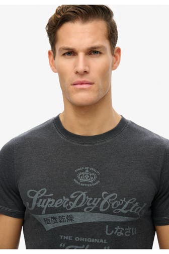 SUPERDRY T-Shirt schwarz