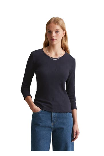 MARC O'POLO DENIM Longsleeve nachtblau