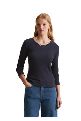 MARC O'POLO DENIM Longsleeve nachtblau
