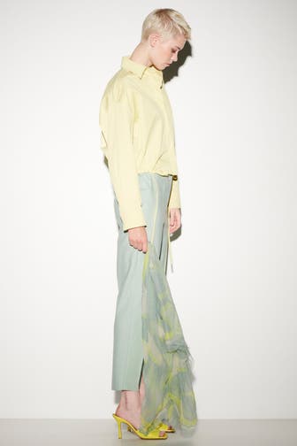 LUISA CERANO Casual-Bluse pastellgelb