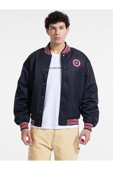 GUESS Collegejacke dunkelblau