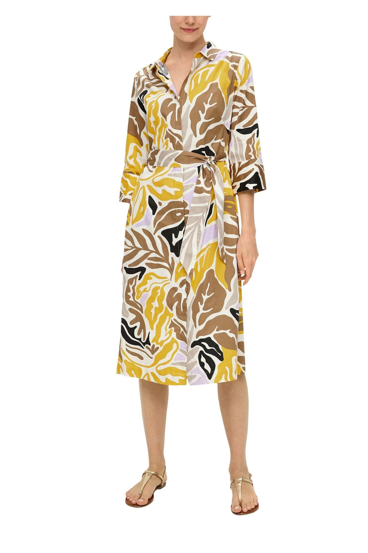 S.OLIVER BLACK LABEL Blusenkleid gemustert, Bild 1