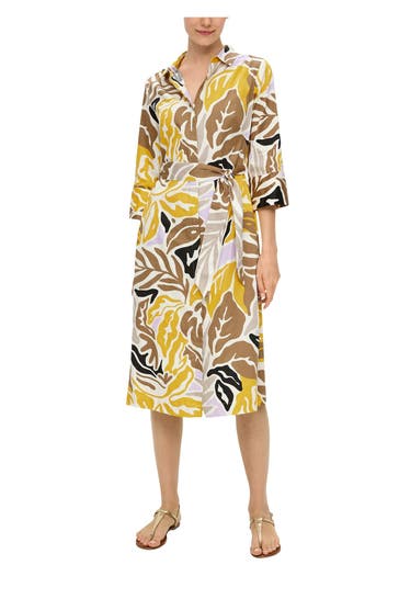 S.OLIVER BLACK LABEL Blusenkleid gemustert