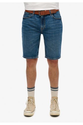 SUPERDRY Jeansshorts dunkelblau
