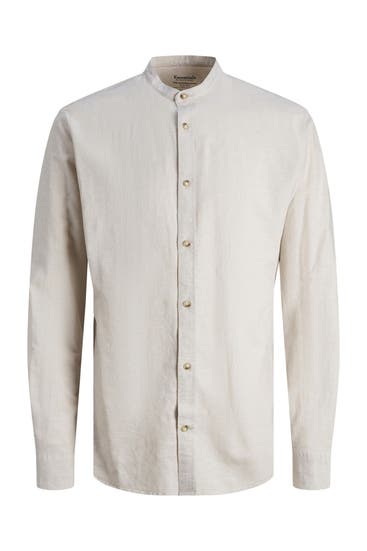 JACK & JONES - Casual-Hemd 'JJesummer' beige