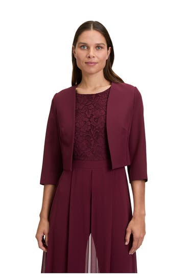 VERA MONT Kurzblazer weinrot