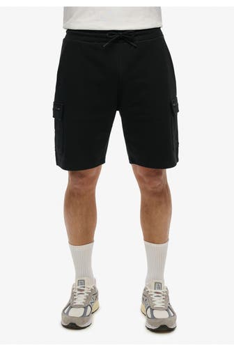 SUPERDRY Sweatshorts schwarz