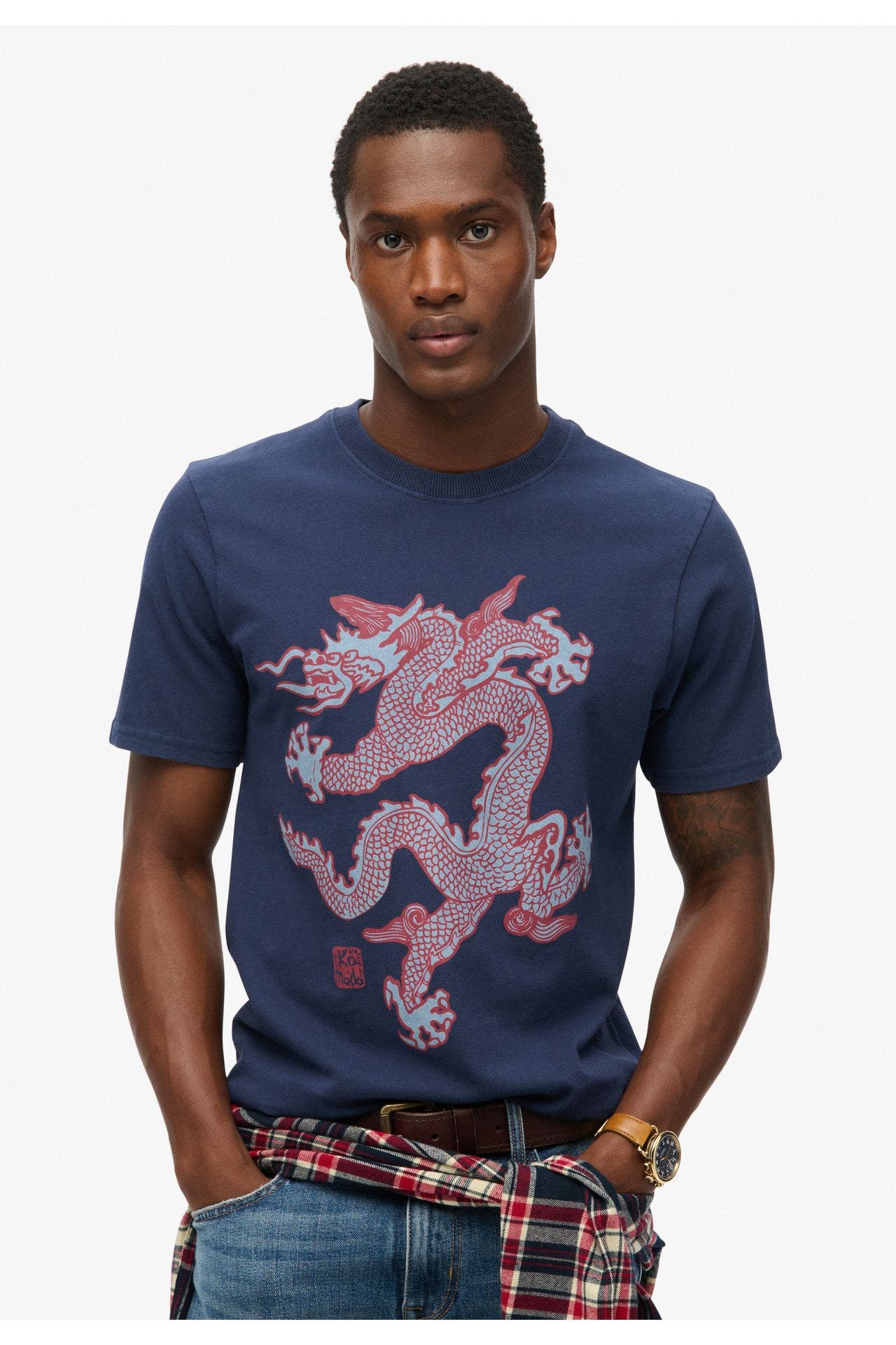 SUPERDRY T-Shirt dunkelblau, Bild 1